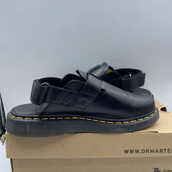 Dr Marten Jorge II Sandals Men 42 US 9 Black Slingback Buckle Casual NWB main image 7